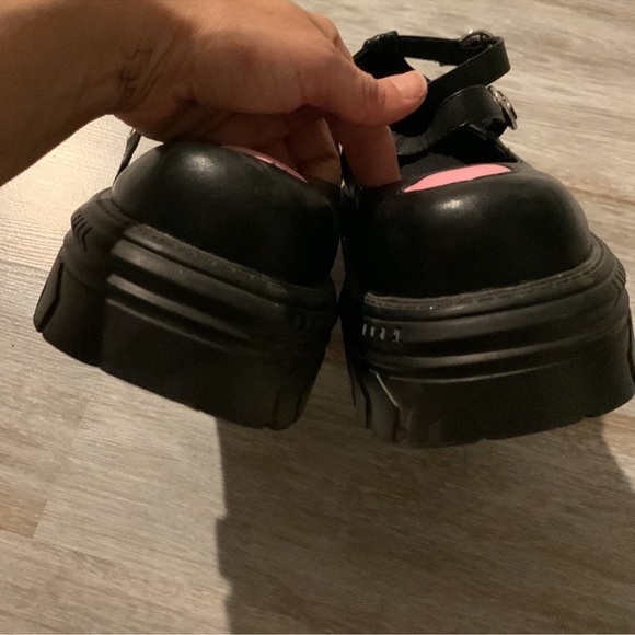 ASOS KOl A Warriors Heart chunky mary janes in black UK 5/38 preowned - Picture 11 of 16